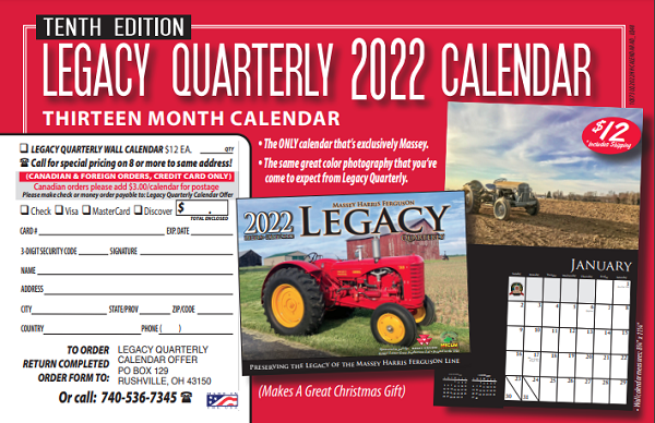 Massey Ferguson 2022 Calendar